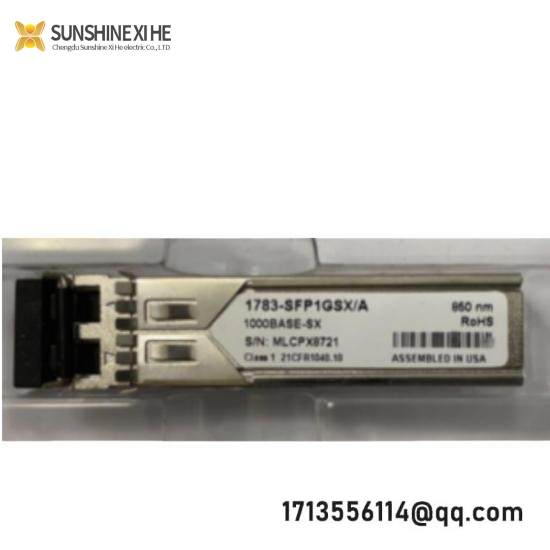 Cisco 1783-SFP1GZX Compatible TAA 1000Base-ZX SFP Transceiver Module (SMF, 1550nm, 80km, LC, DOM) for Industrial Control Systems