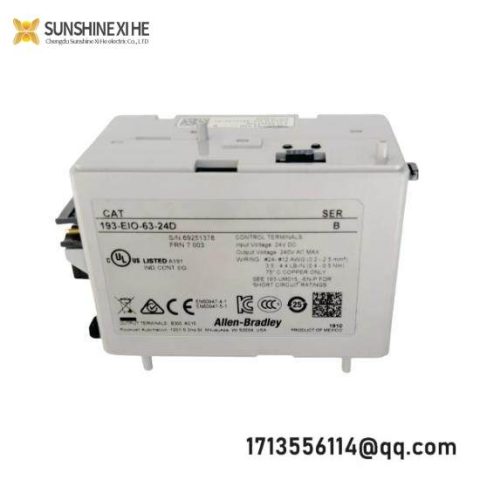 Schneider 193-EIO-63-24D I/O Overload Control Module Relay