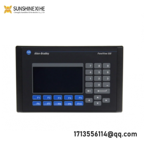 Siemens 2711-B5A8 PanelView 550 Monochrome Display, Human Machine Interface