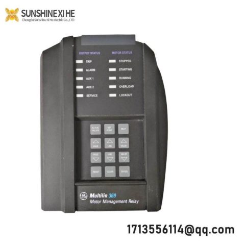 GE 369-HI-R-M-0-0: Advanced Motor Management Digital Relay, Optimizing Industrial Control Systems