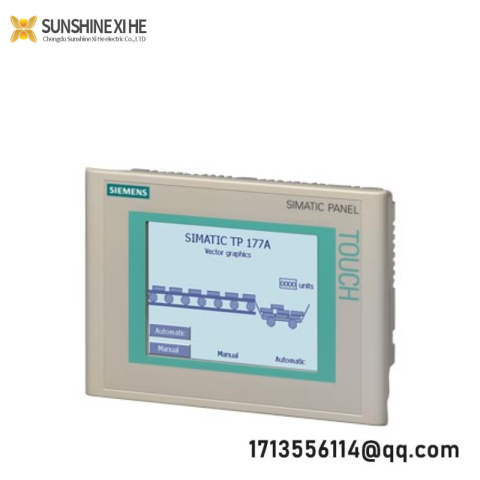 SIEMENS 6AV6642-0AA11-0AX1 Touch Panel TP177A, Industrial Control Solutions