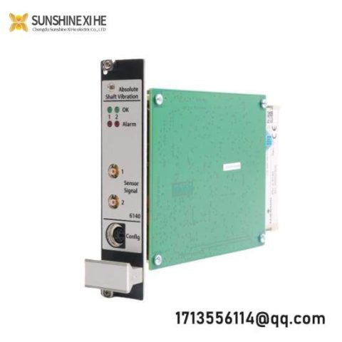 Emerson A6140 Vibration Monitor: Precision, Reliability, and Advanced Monitoring