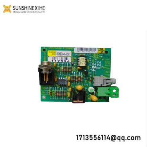 AB 80190-640-02-R Temperature Feedback Board, for precise industrial control systems