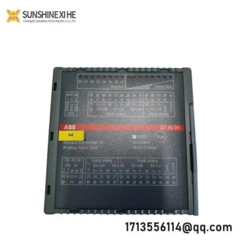 ABB PLC 07AI91 - Analog I/O Module, Designed for Industrial Automation