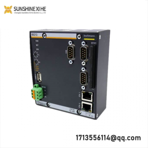 Bachmann MX213 PLC CPU Module, Advanced Control Solution