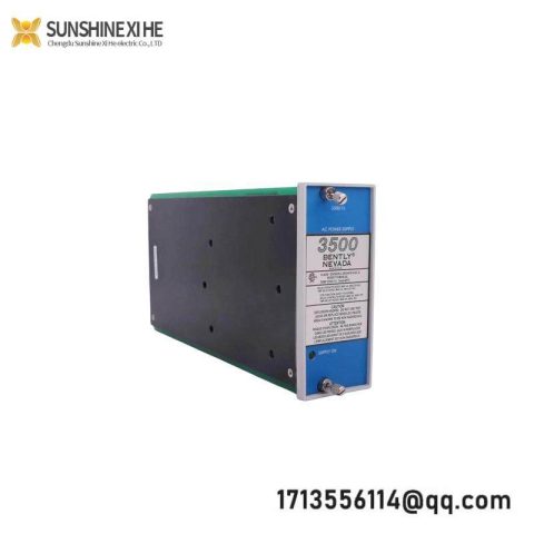 Bently Nevada 3500/15 AC 106M1079-01 Power Supply Module - Precision Control in Industrial Automation