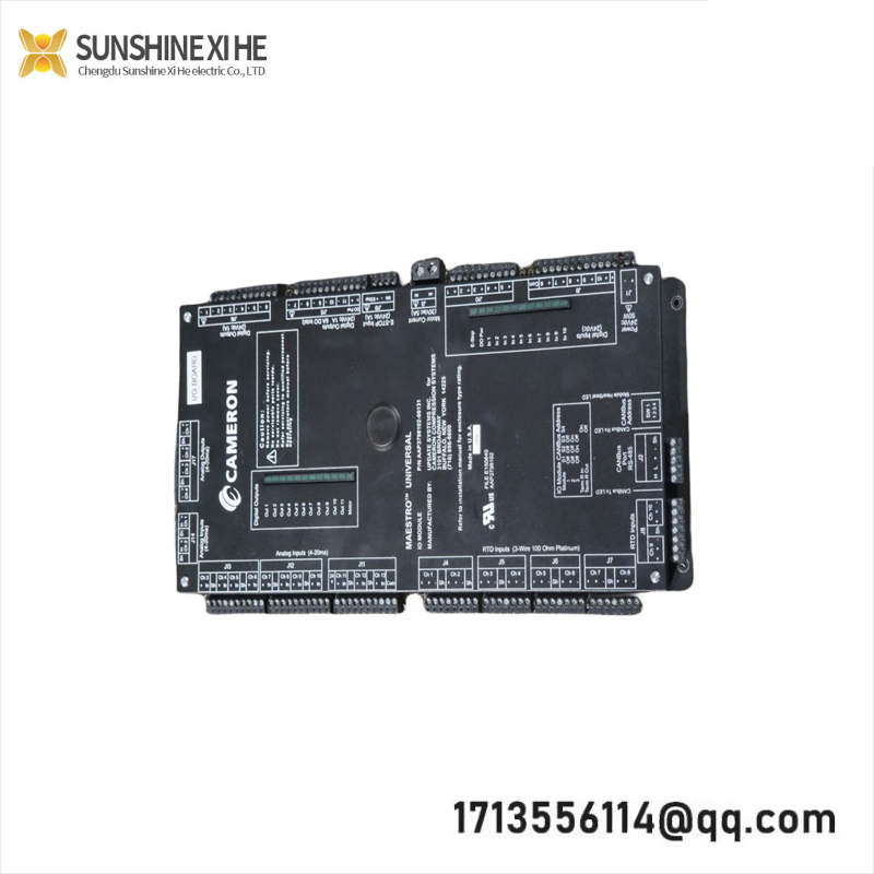 cameron_aap3798102-00131_control_module.png Cameron AAP3798102-00131 Control Module, Precision Engineered for Industrial Automation