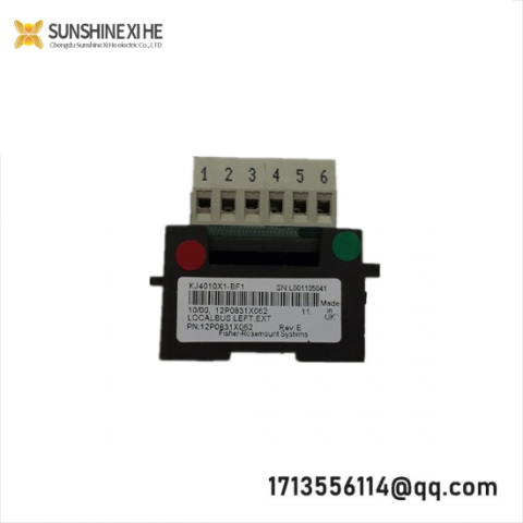 EMERSON KJ4010X1-BF1: Industrial PLC LocalBus Left Extender for Enhanced System Flexibility