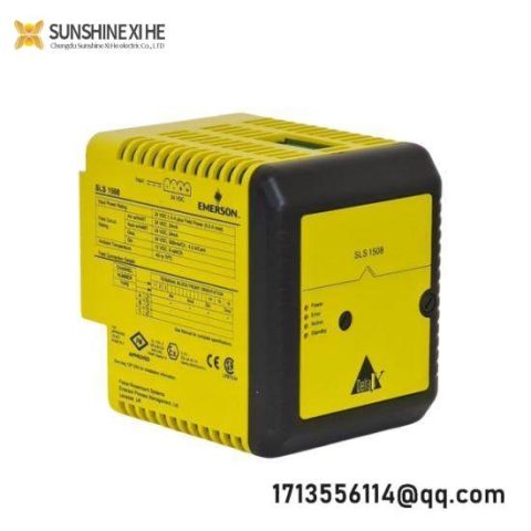 EMERSON SLS1508 KJ2201X1-BA1 12P3162X122: Advanced DeltaV SIS Smart Logic Solver