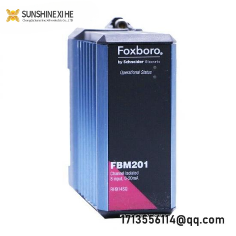 FOXBORO FBM201 RH914SQ: Channel Isolated 8-Input Module for Industrial Control Systems