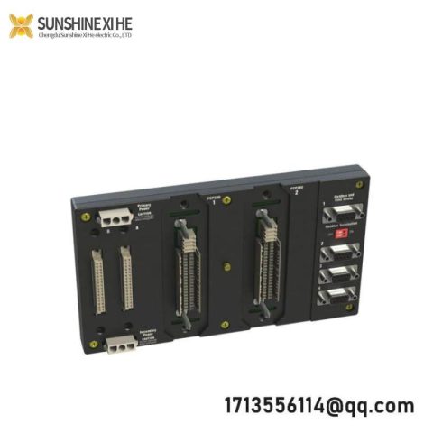 Foxboro RH924YF Modular Baseplate for DIN Rail Installation, Designed for Precision Control Solutions