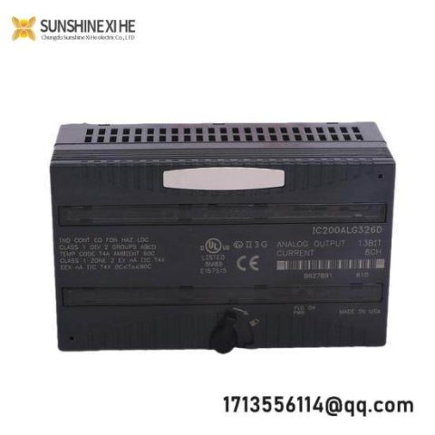 GE FANUC IC200ALG326B - Advanced Modular Control System