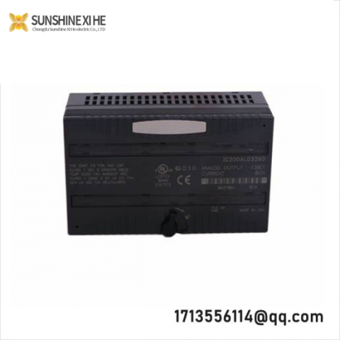 GE FANUC IC200ALG326H Analog Output Module: High Precision Control Solutions