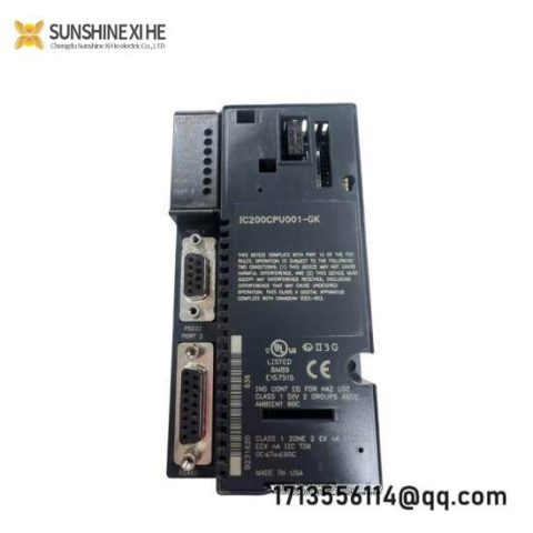 GE FANUC IC200CPU001 - Advanced Control Module for Industrial Automation