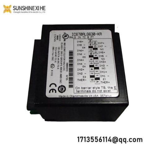 GE Fanuc IC670ALG630 Analog Input PLC Module: Advanced Automation, Precise Control