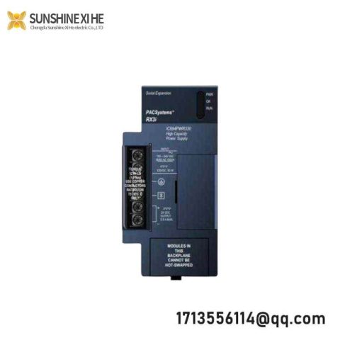 GE IC694PWR331 Power Supply Module, Advanced Control Solutions