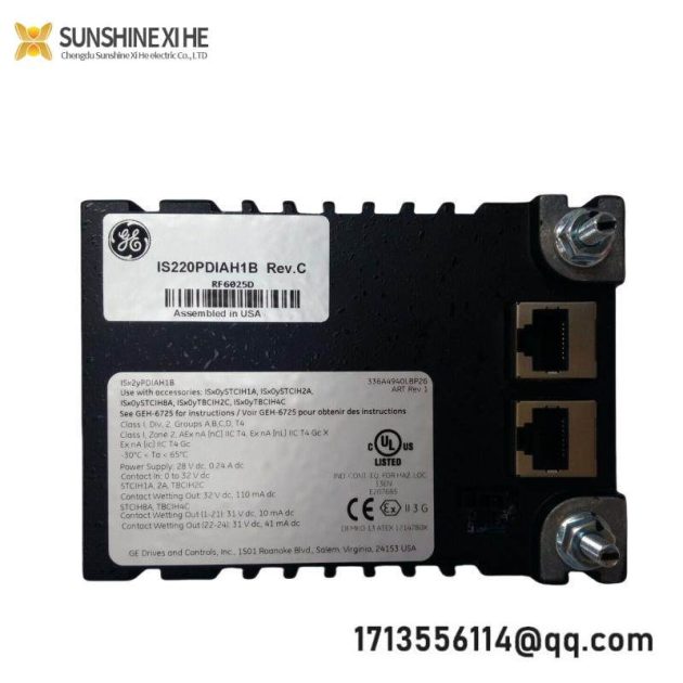 GE IS220PDIAH1B Mark VIe I/O Pack for Industrial Control Systems