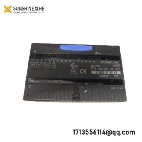 GE IC200MDL740 - Advanced Process Control Module, High Precision, Industry-Leading Performance