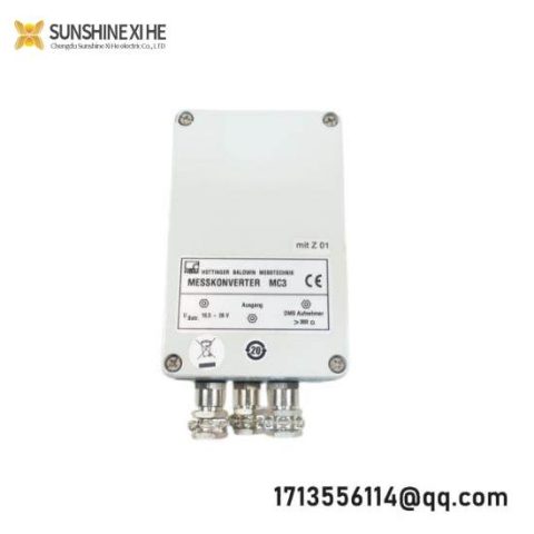 HBM MESSKONVERTER MC3 - Pressure Converter, for Industrial Control Applications