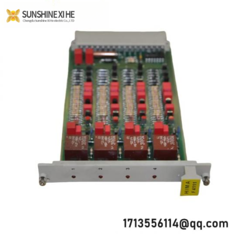 HIMA F4111 Relay Board: Advanced Control Solutions for Industrial Automation