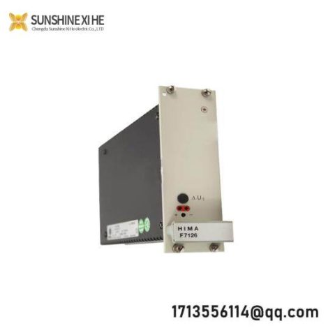 HIMA F7126 Power Supply Module for Industrial Automation Control Systems