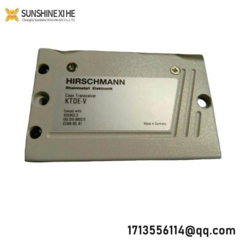Hirschmann KTDE-V 943258-001 Coax Transceiver Module: High-Speed Data Transfer Solution for Industrial Networks