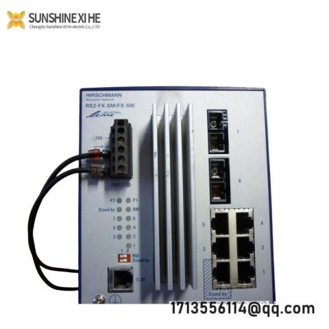 Hirschmann RS2-FX-SM/FX-SM Ethernet Rail Switch - Advanced Networking for Industrial Automation