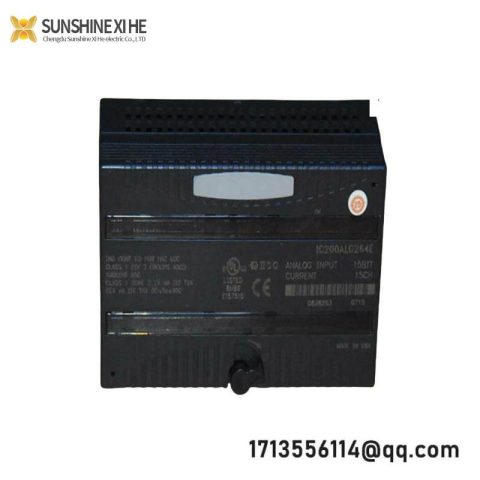 GE IC200ALG264E: Advanced Current Analog Input Module for Industrial Automation