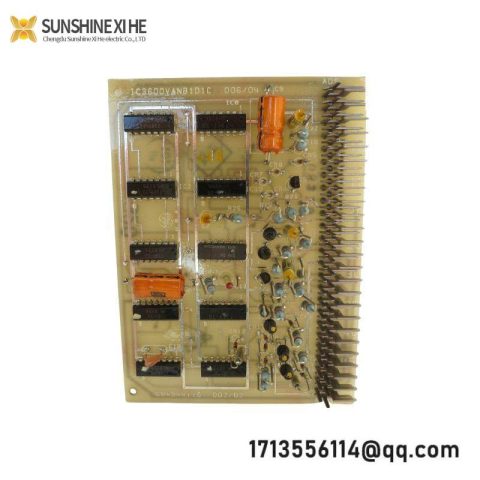 GE IC3600VANB1D1C: Advanced Control PLC Annunciator Board for Steam and Gas Turbines