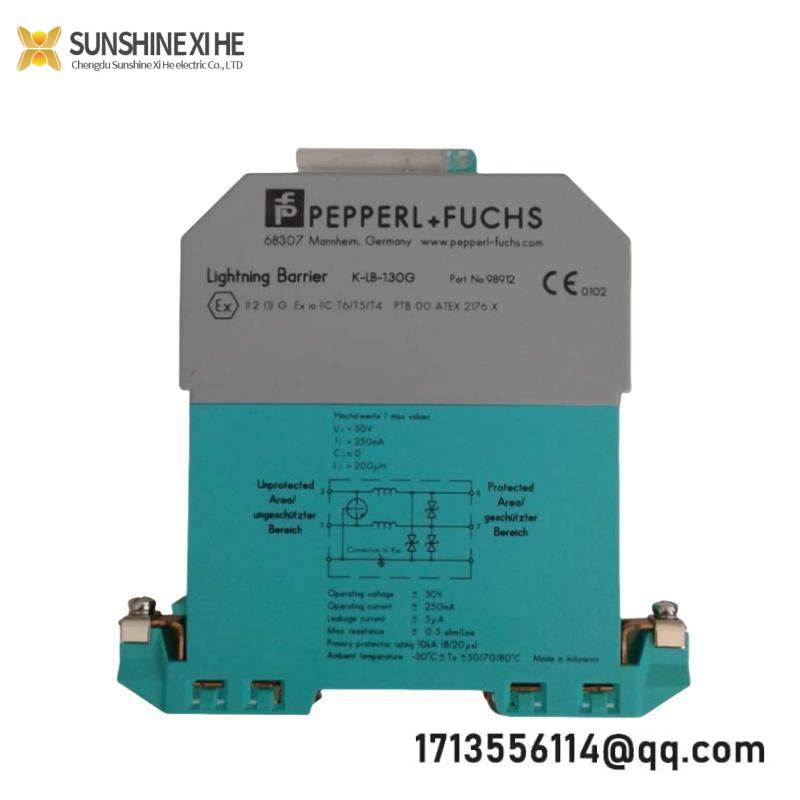k-lb-1_30g_pepperlfuchs_surge_protection_barrier.jpg Pepperl Fuchs K-LB-1.30G Surge Protection Barrier: Advanced ESD Protection for Industrial Control Systems