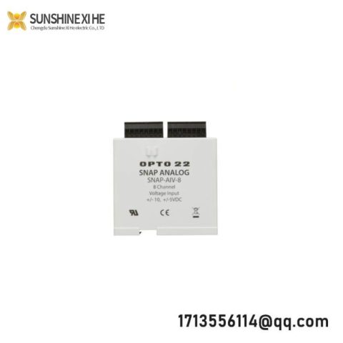 Opto 22 SNAP-AIV-8 Analog Input Module: Precision & Versatility for Industrial Automation