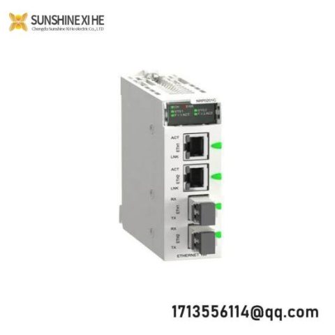 Schneider Electric BMXNRP0201 Fiber Optic Converter Module - Modicon M340 PLC