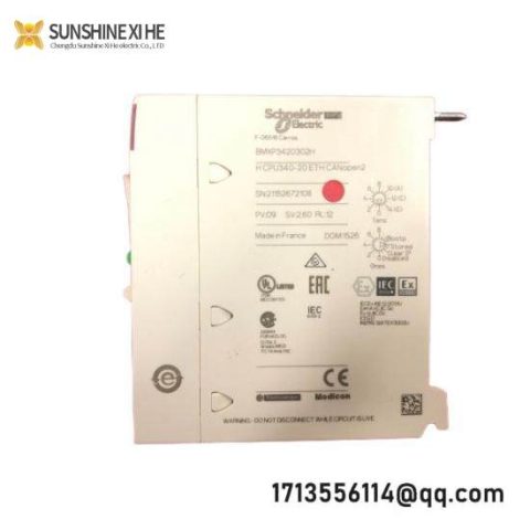 Schneider BMXP3420302H CPU Module, Industrial Control