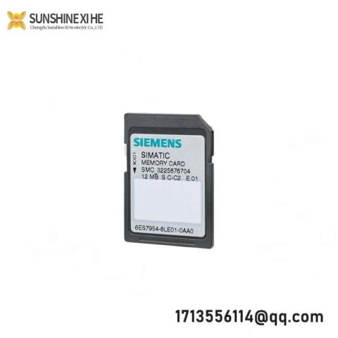 SIEMENS 6ES7954-8LC03-0AA0 - SIMATIC S7 Memory Card for Efficient Data Storage Solutions