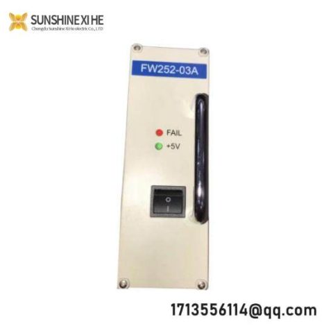 SUPCON FW252-03A DCS Module: Advanced Process Control Solution