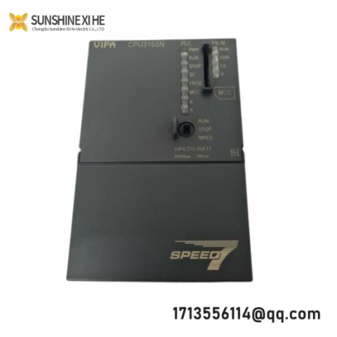 VIPA Modular CPU 315SN/NET - SPEED7 Technology, DC 24V, 1MByte Work Memory, Expandable up to 2MByte