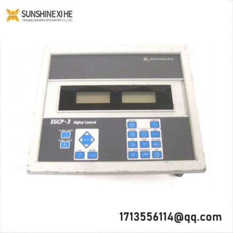 WOODWARD PLC Series 8406-113 Digital Control Interface Panel