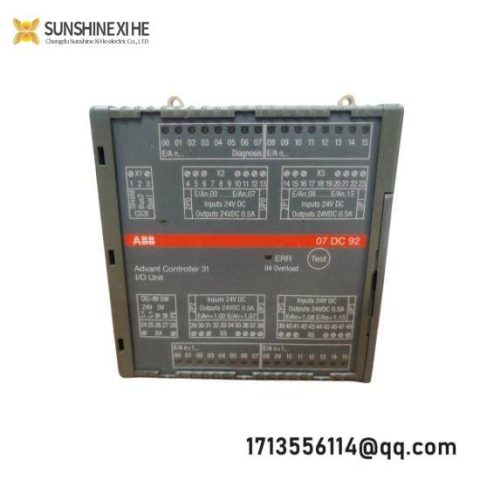 ABB 07DC92 GJR5252200R0101 Digital I/O Module