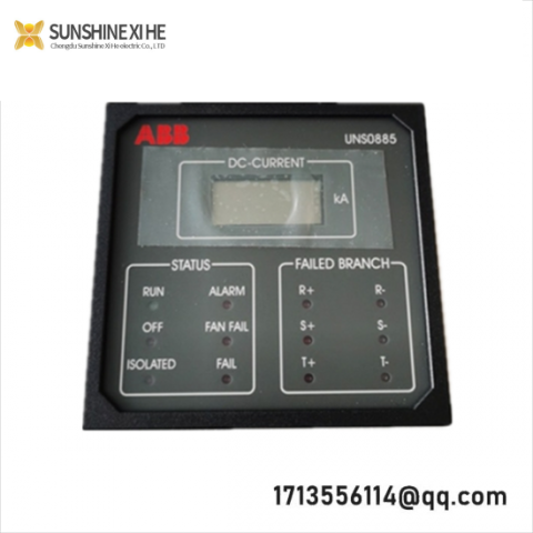 ABB 3BHB006943R0001 UNS0885A-Z,V1 PLC Display