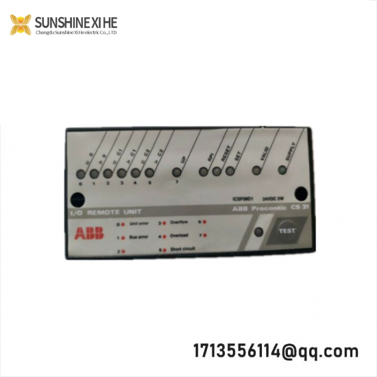 abb_icsf08d1_remote_unit.png ABB ICSF08D1 - Industrial Communication System, High-Performance Remote Unit
