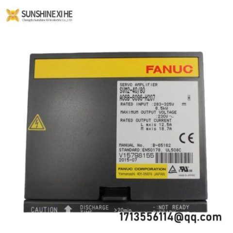 Fanuc A06B-6096-H207 | High-Power GE Servo Module
