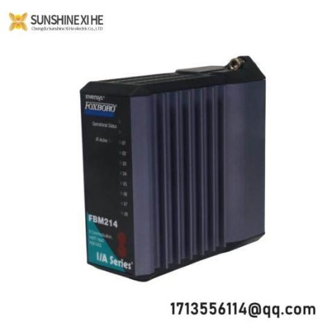 Foxboro FBM214 HART Communication Input Interface Module, Industrial Automation