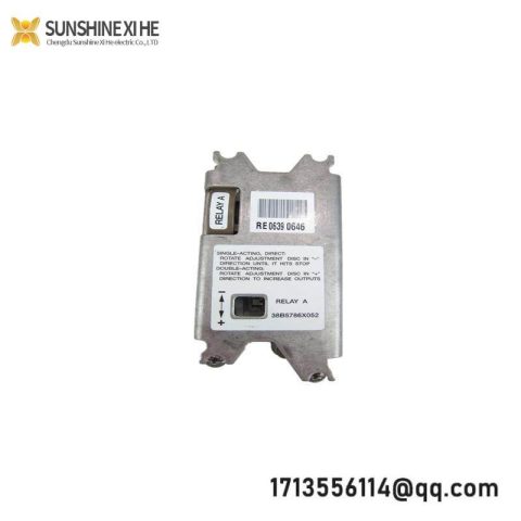 Fisher Controls 38B5786X052 Relay Assembly - Industrial Automation Module