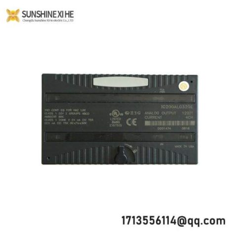 GE IC200ALG320 Analog Output Module: Advanced Control in Industrial Automation