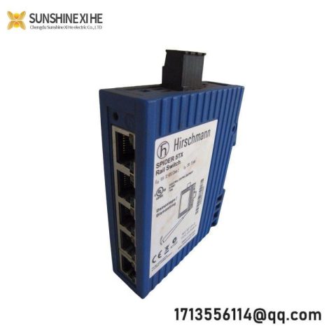 Hirschmann SPIDER 5TX Rail Switch: Unmanaged Ethernet Switch for Industrial Environments