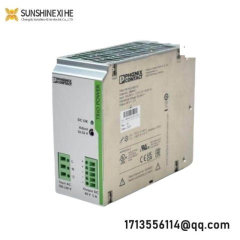 Phoenix Contact Power Supply TRIO-PS/1AC/48DC/5 - High Efficiency for Industry Control Solutions, 2866491