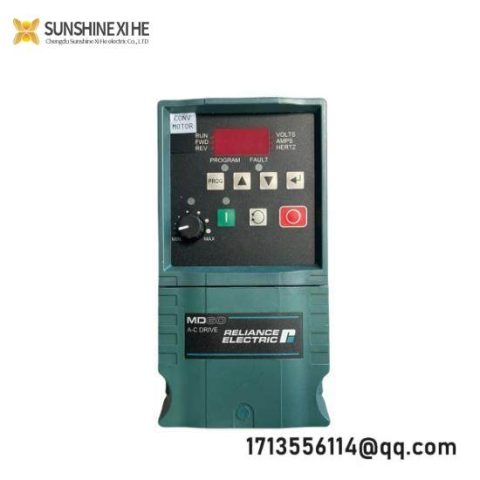 Reliance Electric 6MDBN-2P3101 AC Drive, 0.5 HP, 230VAC, 1 Phase, MD65 Series