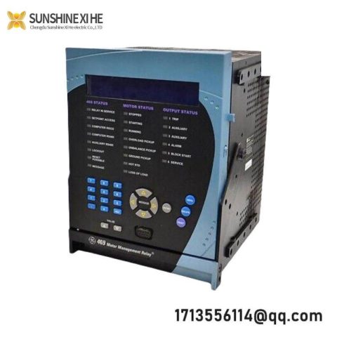 GE 469-P5-HI-A1-E-H: Precision Motor Management Relay, Combining Reliability and Efficiency