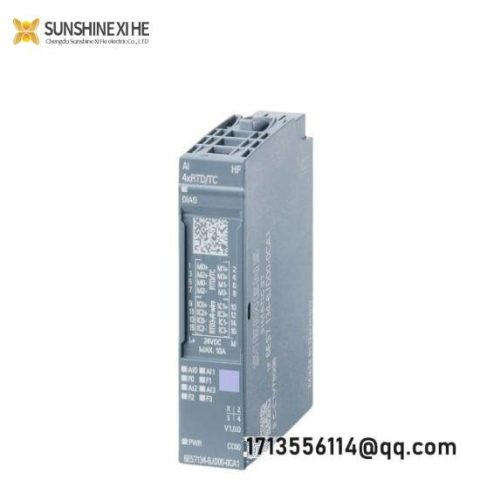 Siemens 6ES7134-6JD00-0CA1 - Analog Input Module for ET 200SP, High-Feature RTD/TC