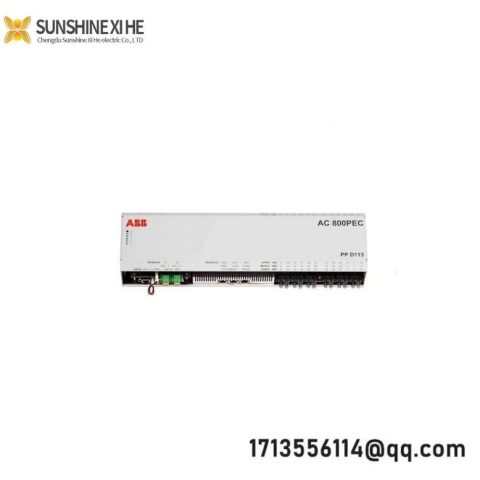 ABB 3BHE023784R2530 PP D113 B01-25-111000 Controller